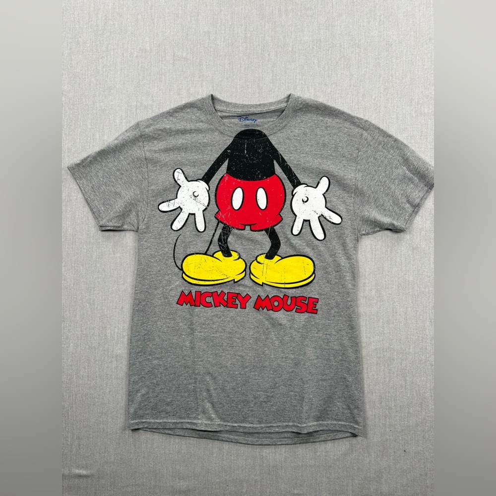 Disney Grey Body Of Mickey Mouse Graphic Tee